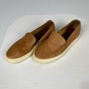 Nisolo vibram womens 8.5 Luna Slip On Sneaker natural vachetta loafer  brown